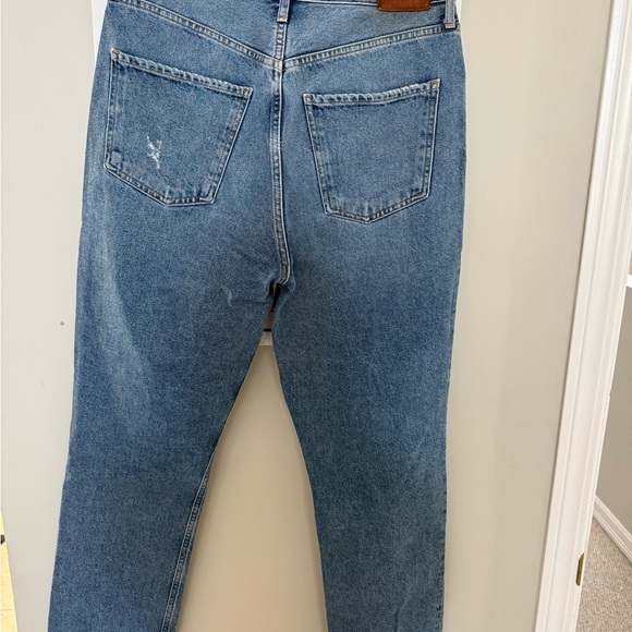 Citizens Of Humanity Blue Boyfriend Jeans Distressed - Picture 2 of 3
